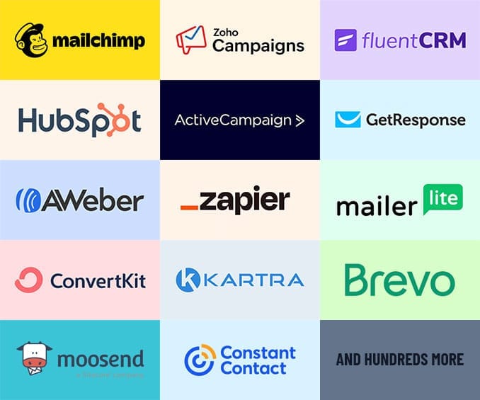 CRM email marketing software webhook
